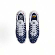Nike Men Sneakers - Blue, White and Red - View 5