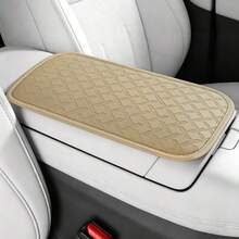 1pc PU Leather Embossed Extended Car Center Console Protector Pad, Car Armrest Cushion, Dual Storage Pockets/No Storage Pockets Optional, Wear-Resistant Anti-Slip All-Season Universal, Easy Installation, 34cmx21cm, Car Interior Accessories - Multicolor - View 15