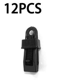 4pcs/8pcs/12pcs Outdoor Tent Rope Adjuster Buckle, Camping Tarp Guyline Tensioner, Windproof Rope Tension Regulator, Adjustable Locking Clip, Tent Guyline Tightener, Anti-Slip Rope Fixing Buckle, Outdoor Camping Tent Accessories, Tarp Rope Buckle, Camping Gear, Mountaineering Camping Supplies, Strong Rope Fixing Buckle, Rope Adjuster, Suitable For Tents, Tarps, Awnings, Camping Hanging And Outdoor Fixing Use - Black - View 13
