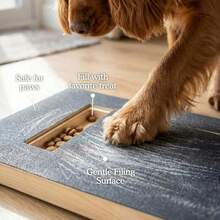1pc Pet Dog Scratcher Board With Treat Box, Multi-Functional Nail File Toy, Adjustable Safety Durable, Reduces Furniture Damage, Enhances Pet Health Care - A - View 9