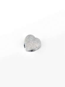 Heart-Shaped Sparkling Car Engine Start/Stop Button Cover, Rhinestone Diamond Ignition Switch Protective Cover, Universal Car Interior Decoration Accessory, Suitable For Women - Heart-shaped Decorative Stickers - View 10