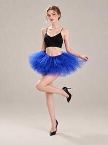 XKTRXF 1pc Fluffy Tulle Skirt Petticoat - A - View 17