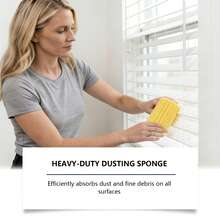 Dust-Removing Sponge/Cleaning Sponge/Blue Square Sponge - Suitable For Furniture, Stove, Tabletop Cleaning And Stain Removal, Lint-Free, Portable And Clean - A - View 5