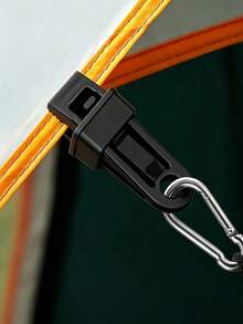 4pcs/8pcs/12pcs Outdoor Tent Rope Adjuster Buckle, Camping Tarp Guyline Tensioner, Windproof Rope Tension Regulator, Adjustable Locking Clip, Tent Guyline Tightener, Anti-Slip Rope Fixing Buckle, Outdoor Camping Tent Accessories, Tarp Rope Buckle, Camping Gear, Mountaineering Camping Supplies, Strong Rope Fixing Buckle, Rope Adjuster, Suitable For Tents, Tarps, Awnings, Camping Hanging And Outdoor Fixing Use - Black - View 6
