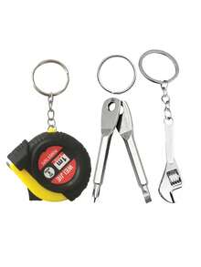 1pc Men's Portable Mini Wrench Keychain, Creative Minimalist Adjustable Metal Universal Wrench Keychain With Screwdriver Pliers Tape Measure Multi-Function Portable Tool Bag Hanging Accessory, Car Key Chain, Backpack Keyring, Gift For Boyfriend, Birthday Gift - Multicolor - View 16