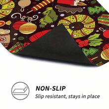 1pc Christmas Themed Printed Pattern Dish Drying Mat, Kitchen Countertop Bowl & Plate Rubber Bottom Drying Pad, Party Decoration, Super Absorbent Hidden Stain Dish Drying Mat, Soft Diatomaceous Earth With Rubber Backing Multi-Functional Kitchen Home Mat, Quick Dry Mat For Coffee Machine & Dish Rack, Kitchen Countertop Coffee Mat & Dish Drying Pad - LL LSD017 - View 8