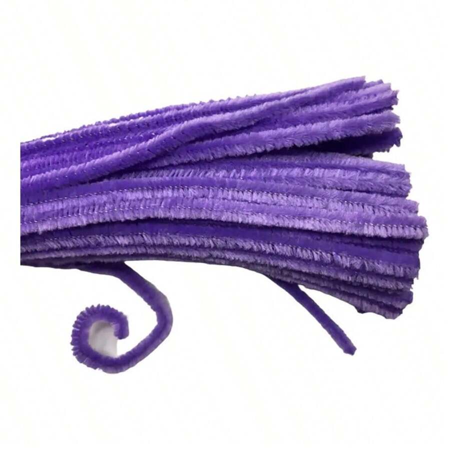 100 Chenille - Limpia Pipas Normal -manualidades = Full - 07 LILA - Ver 1
