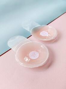 8pcs/Set Breathable Silicone Bra Petals, Invisible Nipple Cover Tape For Wedding Dress, Summer/Winter 8pcs/Set Breathable Silicone Bra Petals, Invisible Nipple Cover Tape For Wedding Dress, Summer/Winter - Silicone Flower/round (lifting Style) - View 5