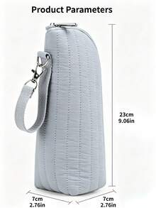 1pc Cartoon Bear Portable Baby Bottle Storage Bag, Outdoor Convenient Style, Can Be Hung On Stroller - Multicolor - View 7
