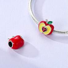 1pc Silver Plated Red & Green Christmas Atmosphere Christmas Tree Santa Claus Bell Gingerbread Man Christmas Hat Beaded Pendant Suitable For Bracelet Necklace DIY Jewelry Making Christmas Surprise Gift - Silver Or Gold - View 8