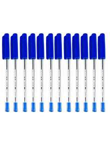 12pcs Black Ballpoint Pens, Medium Tip, Smooth Writing, Professional Quality, Suitable For Home, Office And School, Back To School Essential - A - View 9