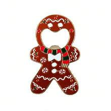 Christmas Bottle Opener Santa Claus Reindeer Gingerbread Man Bottle Opener Fridge Magnet Christmas Hanging Decoration - View 7