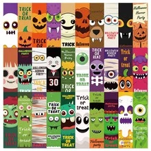 30pcs Cartoon Halloween Bookmarks, Doodle Bookmarks, Reading Bookmarks, Birthday And Christmas Gifts - View 12