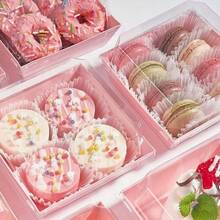 Pastry Packaging Boxes - Lot de 100 Rose - Voir 5