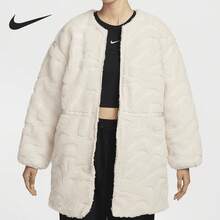 Nike Sportswear Women's Faux Lamb Fleece Jacket FV8026-104 - FV8026-104 - View 6