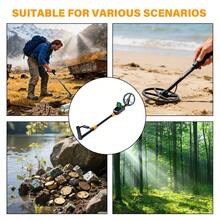 Outdoor Metal Detector, 6.5 Inch Search Coil, LCD Display, Adjustable Sensitivity, Audio Alert And Real-Time Feedback Functions, Suitable For Backyard, Outdoor, Beach Treasure Hunting And More. - Black - View 5