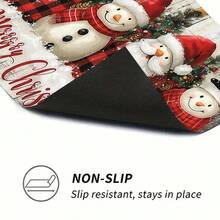 1pc Christmas Themed Printed Pattern Dish Drying Mat, Kitchen Countertop Bowl & Plate Rubber Bottom Drying Pad, Party Decoration, Super Absorbent Hidden Stain Dish Drying Mat, Soft Diatomaceous Earth With Rubber Backing Multi-Functional Kitchen Home Mat, Quick Dry Mat For Coffee Machine & Dish Rack, Kitchen Countertop Coffee Mat & Dish Drying Pad - LL LSD005 - View 8