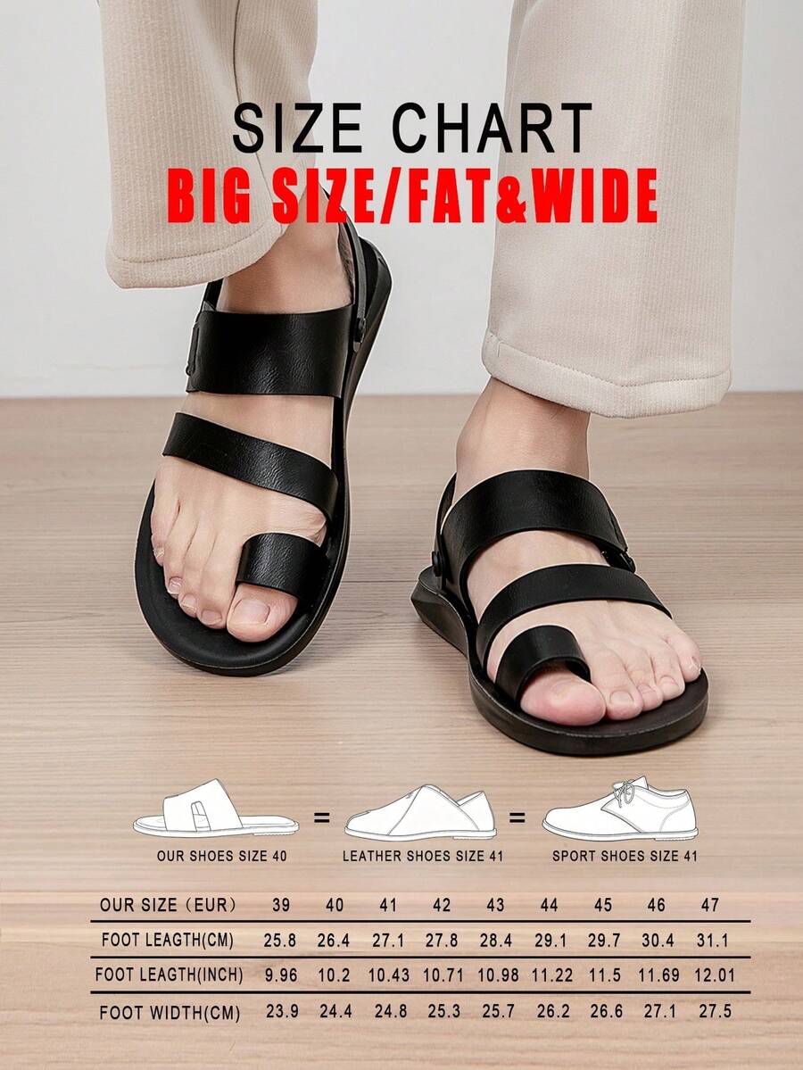 Sandal Pria Kasual Model 2026 dengan Ujung Sepatu Berpelindung, Serbaguna & Bergaya, Desain Bertekstur, Dapat Digunakan di Rumah dan Luar Ruangan, Praktis & Tahan Lama