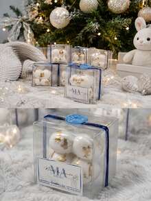 1/50pcs 3 Sizes Transparent PVC Gift Boxes, Candle Packaging, Party Supplies Gift Box - Multicolor - View 5