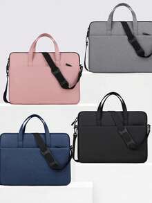 Laptop Bag With Shoulder Strap, Featuring Heart-Shaped A-Z Letters And An Internal Protective Sleeve; Suitable For 13–16 Inch Laptops. Holiday Gift. - Multicolor - View 3