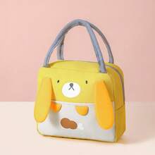1pc Baby Cartoon Animal Insulated Lunch Bag, Baby Food Storage Bag, Portable Handheld Travel Bag - Multicolor 1 - View 11