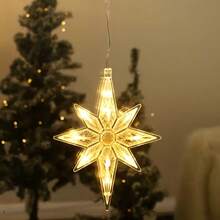 1PC/2pcs Polaris Suction Cup String Light, Christmas Decoration,Battery Powered, Christmas Light String, Curtain Light, Suitable For Autumn And Winter Seasons, Bedroom Decoration, Christmas, Wedding, Christmas Tree Decoration, (Excluding Batteries) - Polaris - View 11