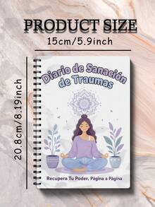 1pc Spanish-Version Mental Health Journal For Trauma Healing And PTSD Recovery Self Care Planner With Prompts For Women Men Daily Emotional Healing Diary Reflection Mindfulness Stress Relief Gifts Set - A5 - View 8