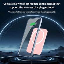 15W Universal Fast Charging Magnetic Wireless Car Phone Holder, Strong Suction Cup, One-Click Installation, Wide Compatibility, Seamless Charging For Car Navigation, Compatible With Iphone/Smartphones, Quick And Convenient - General Purpose - View 7