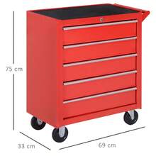 Carts & Wagons, Shopping Trolleys - Red + Steel - View 7