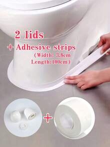 1/2/4pcs Universal Glowing Toilet Seat Screw Caps, Fluorescent Bolt Covers, Bathroom Toilet Accessories - Multicolor 1 - View 15