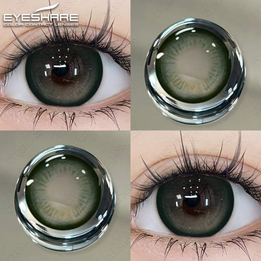 Eyeshare 1對彩色隱形眼鏡 藍色大眼隱形眼鏡