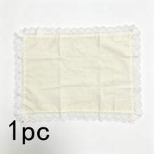 1pc/2pcs/6pcs Heart Lace Solid Color Placemats, Luxury High-End Coffee Mats, Decorative Mats For Dining, Photography - Multicolor - View 12