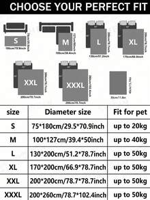 1件純色防水薄款寵物墊，適用於大型、中型和小型貓狗，四季通用，可放置於床鋪和沙發；絎縫防水床墊保護套，防刮防滑床罩，可水洗家具保護墊，適合貓、狗及各種寵物，寵物友善防尿床墊 - 白色 - 查看 2