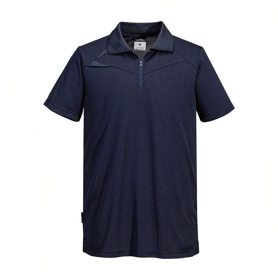 Portwest Mens DX4 Polo Shirt - All Navy - View 1