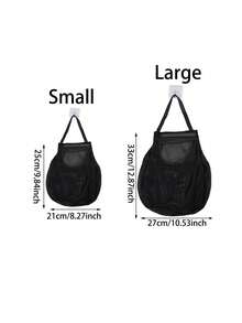 1/2 Mesh Hanging Plastic Bag Holder, Multifunctional Hanging Storage Bag, Space Saving, Suitable For Cabinets, Pantry And Bathroom, Large Capacity, Essential Kitchen Items, Kitchen Accessories, Bathroom Accessories, Christmas, Cutting Board - Multicolor - View 9