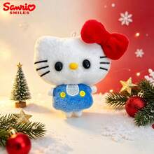 Sanrio Cute Bow Big Head KT Cat Plush Doll Pendant Exquisite Gift Keychain Bag Pendant - Multicolor - View 16