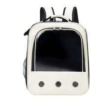 Foldable Pet Backpack With 180° Transparent Bubble Window, Breathable Mesh Cat Carrier Bag, Equipped With Safety Leash And Luggage Shoulder Strap, Suitable For Small Dogs And Cats, 5 Colors Available - Multicolor - View 10