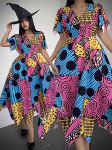 Plus Size Cosplay Clothing - Multicolor - View 1