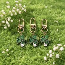 3pcs Plant Lover Metal Enamel Keychain, Monstera Deliciosa & Caladium Leaf Design Bag Charm, Detachable Spring Clip Key Holder, Fresh Botanical Style Accessory, Birthday Gift For Women Gardening Enthusiasts, Exquisite & Beautiful, Decorate Keys, Backpacks, Handbags, Green Plant Mom Gift - Multicolor - View 4