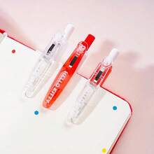 Miniso مجموعة أقلام جل قابلة للسحب من Sanrio Hello Kitty، 1 مجموعة (3 قطع)، رأس ST 0.5 مم حبر أسود، أقلام كرتونية لطيفة قابلة للنقر، علبة قرطاسية مدرسية ومكتبية، هدية العودة إلى المدرسة للبنات - أسود 0.5 مم - مشاهدة 4