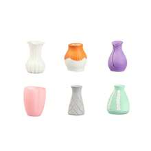 4pcs Mini Colorful Resin Flower Vases, Garden Decor, Micro Landscape Gardening DIY Desktop Decoration Accessories - Multicolor - View 11
