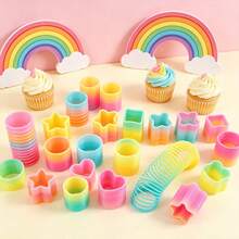 1/6/12/24/48pcs/Pack Magic Rainbow Fountain Set, Random Shapes And Colors, Creative Party Favors And Birthday Gifts For Friends - Multicolor - View 5