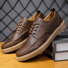 Men's Formal Shoes Casual Premium British Style Soft Leather Business Shoes - Brown - View 2