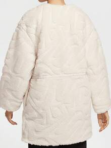 Nike Sportswear Women's Faux Lamb Fleece Jacket FV8026-104 - FV8026-104 - View 2