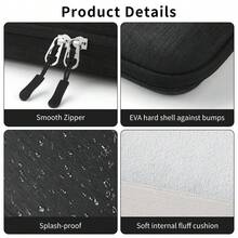 DANYCASE 11-13 Inch Tablet Bag Protective Tablet Sleeve Case Padded Carrying Case Fit For 10th 11th 10.9 Pro 11 12.9 7th 8th 9th 10.2 - Black - View 8