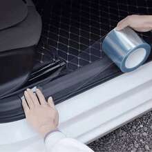 Clear TPU Car Door Anti Scratch Protective Film, Invisible Auto Door Panel Wrap Sticker, Waterproof Wear-Resistant Car Interior Paint Surface Protector Tape - A - View 1