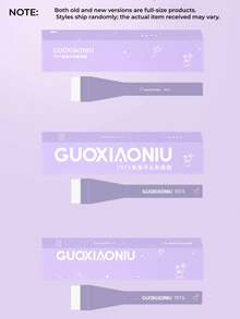 GUOXIAONIU Korean Flat-Edge Foundation Brush, Dense Streak-Free Bristles, Zero Product Absorption, Lightweight Seamless Base, Beginner Friendly, With Protective Cover, Travel Portable - Taro Purple - View 11