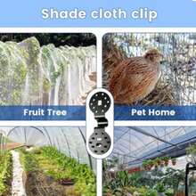 60pcs Sunshade Cloth Clips - Durable Greenhouse And Insect Netting Fastening Clips, Suitable For Gardening, Agriculture And Camping Tents - Fixing Buckle - View 6