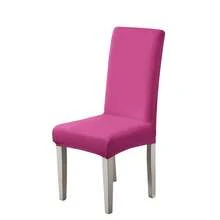 1/2/4/6pcs Solid Color Chair Covers, Decorative Dust-Proof Elastic Full-Coverage Chair Covers, Removable And Washable - Multi-color - View 36