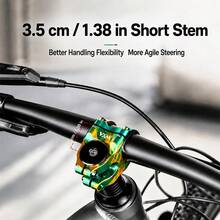 VXM Dirt Bike Handlebar Stem Mountain Bike Short Stem Downhill Cross Country Hollow 31.8x35MM Short Stem - Multicolor - View 7